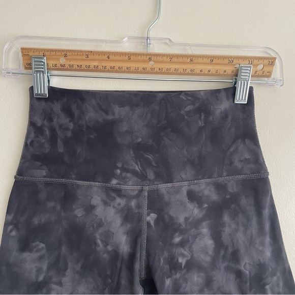 Lululemon Align Short 8" *Diamond Dye biker space tie dye grey black high rise 4 - Picture 12 of 14